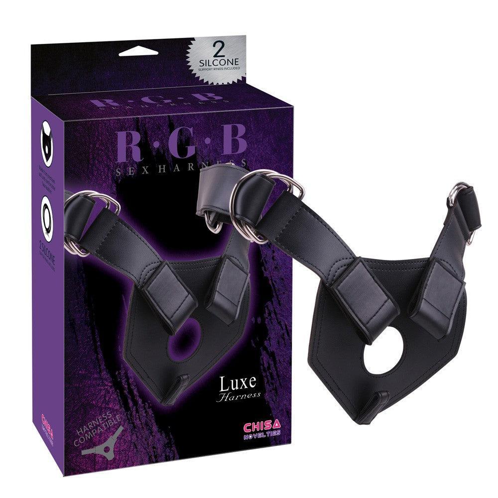 Luxe Harness Silicone Strapon Belt