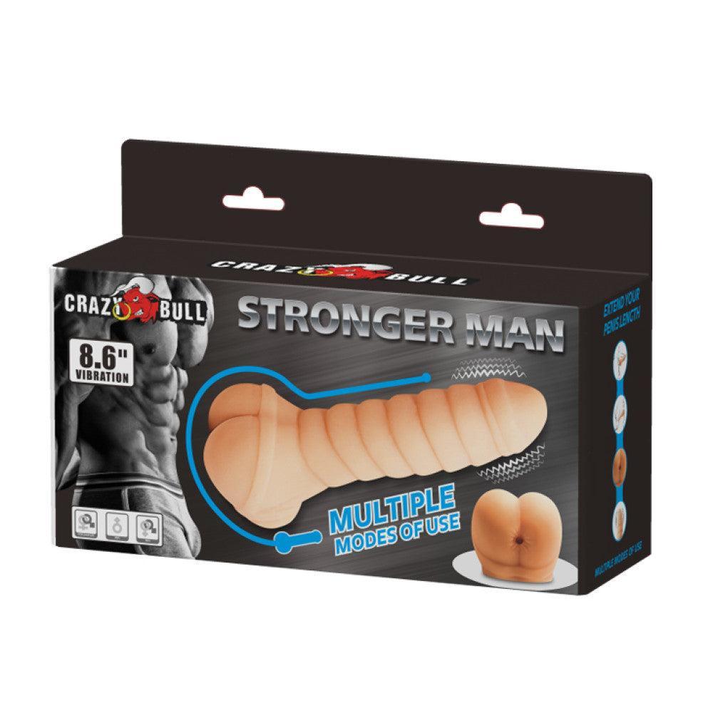 Stronger Man 2 in 1 Vibrating Ass Masturbator