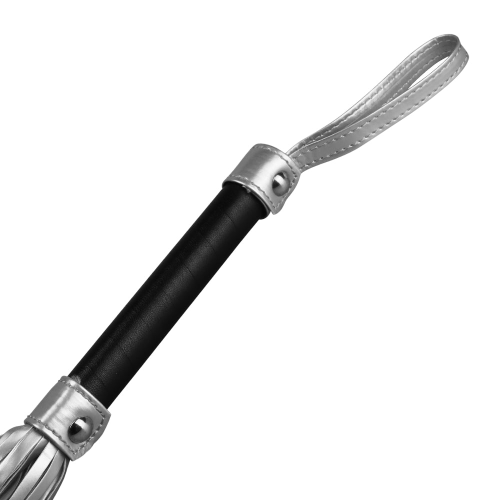 Struggle My Flogger Fringe Flogger Whip Silver