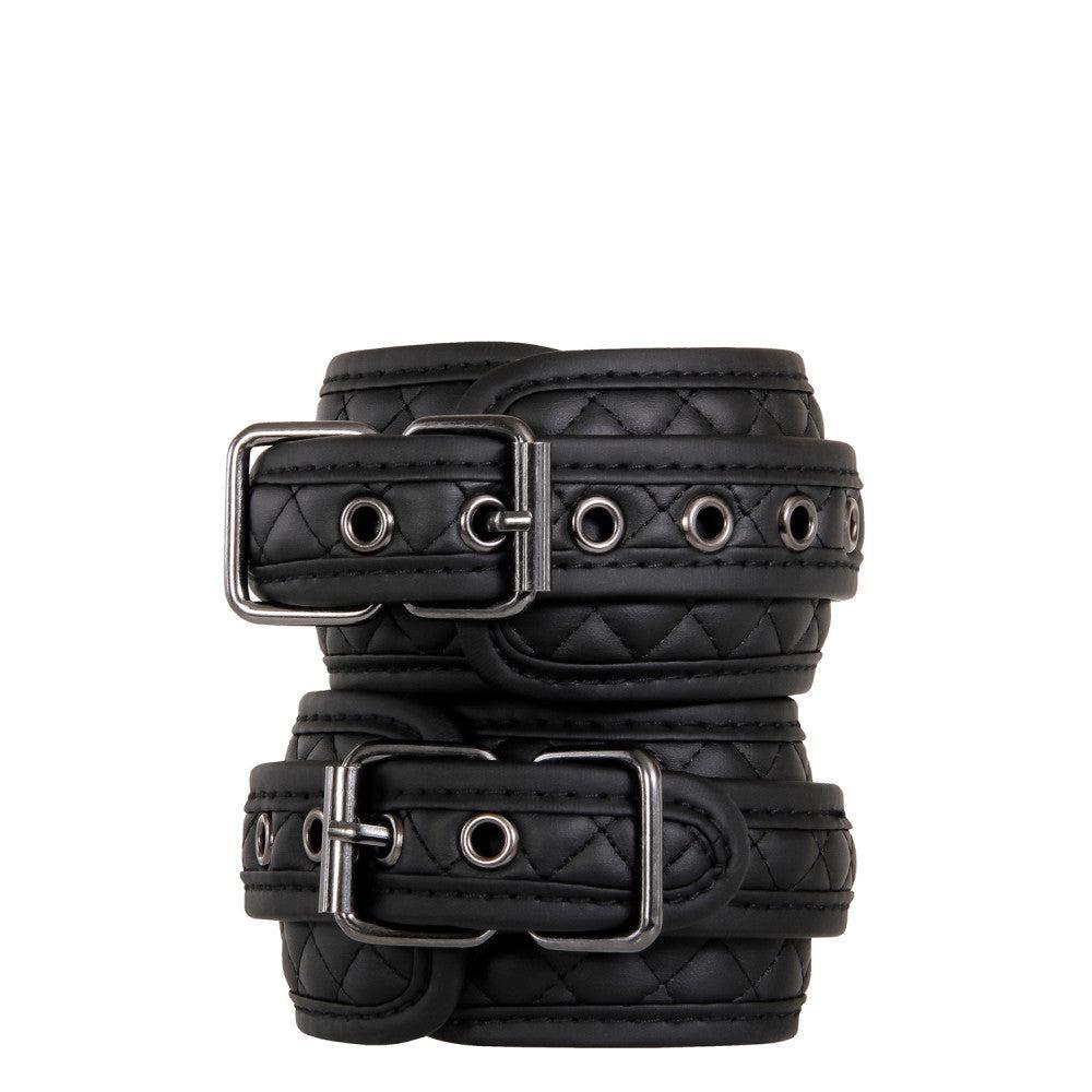 Stylish Blaze Diamond Leather Ankle Cuffs