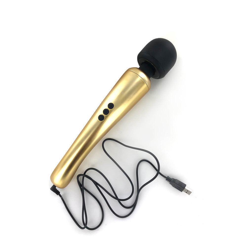 Super powerful massager with built-in battery Dorcel Megawand golden