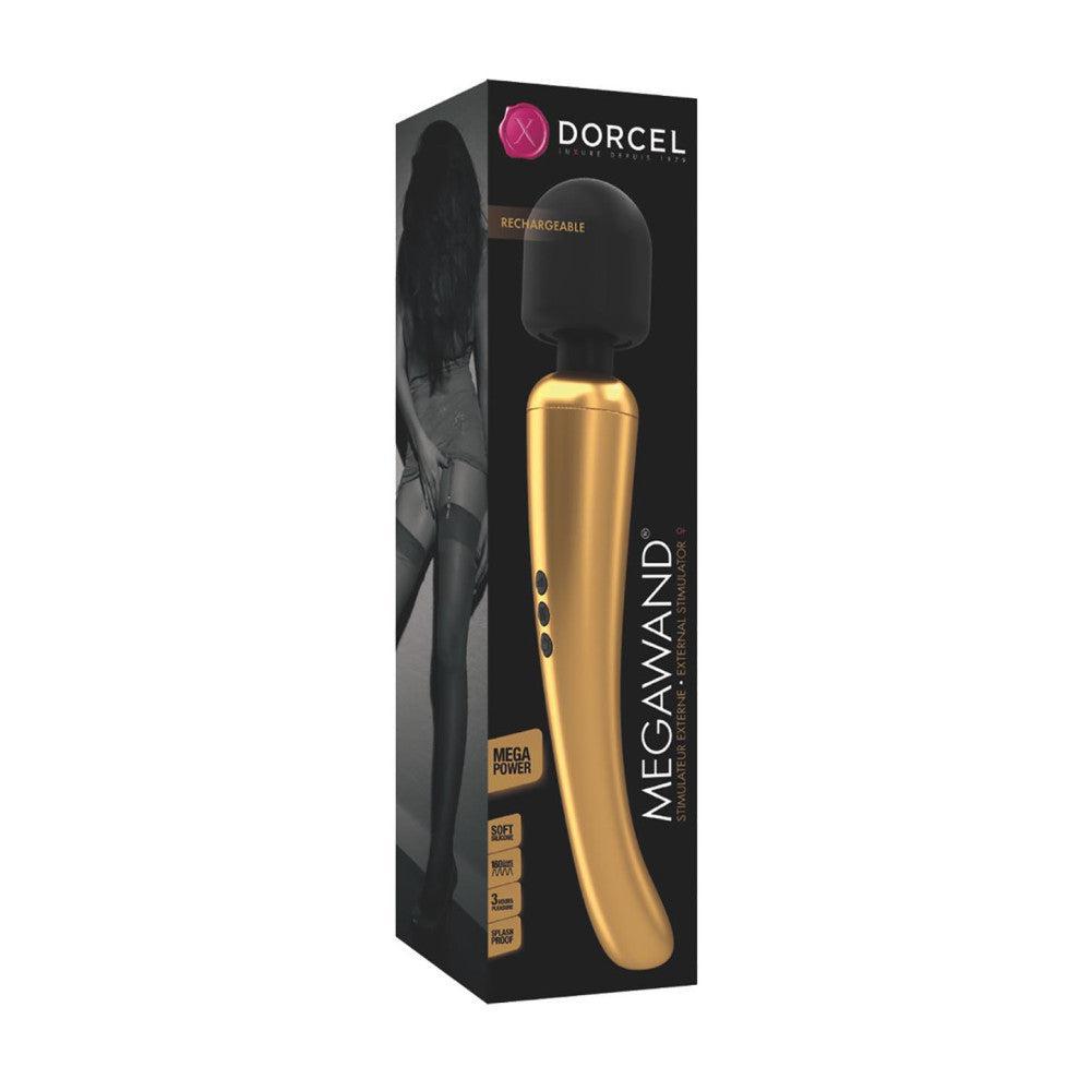 Super powerful massager with built-in battery Dorcel Megawand golden