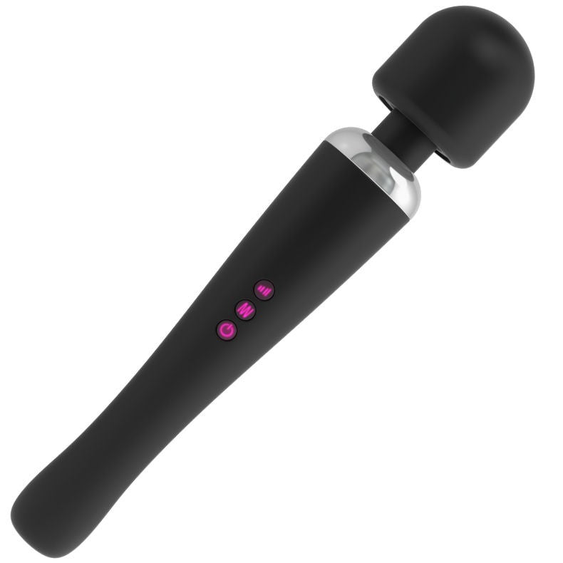 Megawand Rechargeable Powerful Wand Vibrator Black