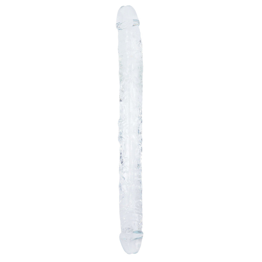 Supreme Double Flexible Jelly Dildo Transparent 40 cm.