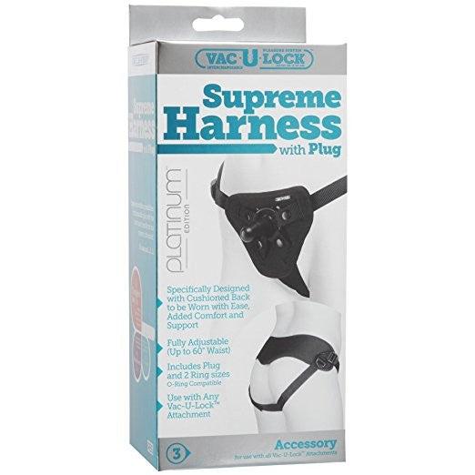 Supreme Harness Strap-On Belt with Plug