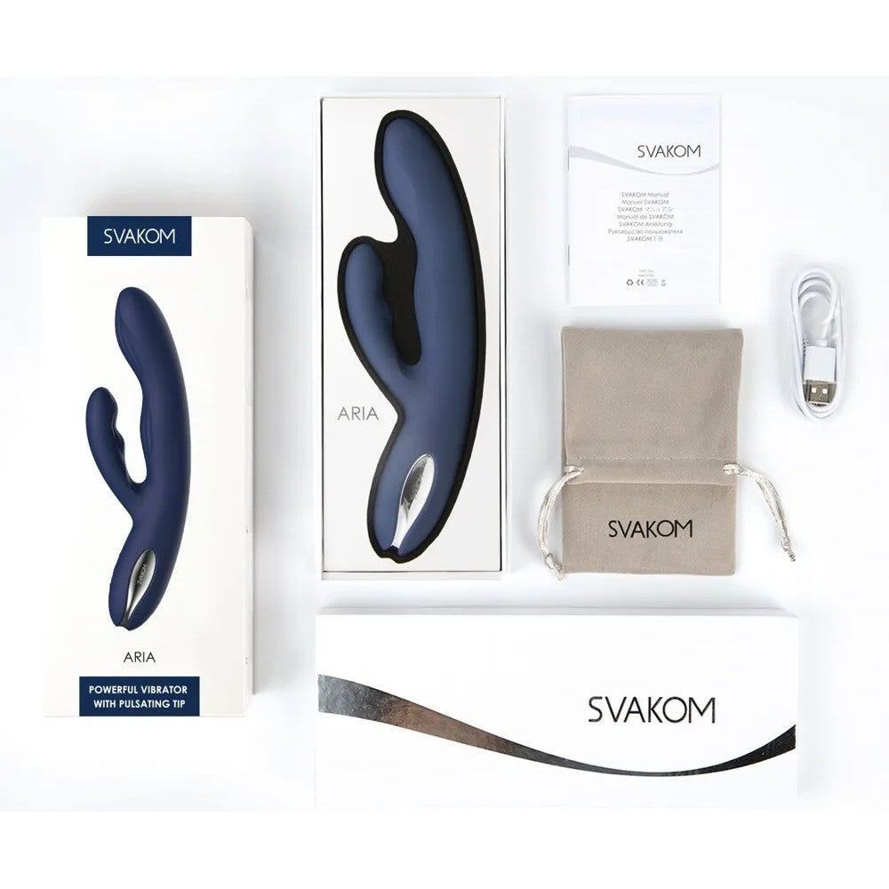 Svakom Aylin Dual Motor Rechargeable Silicone Rabbit Vibrator