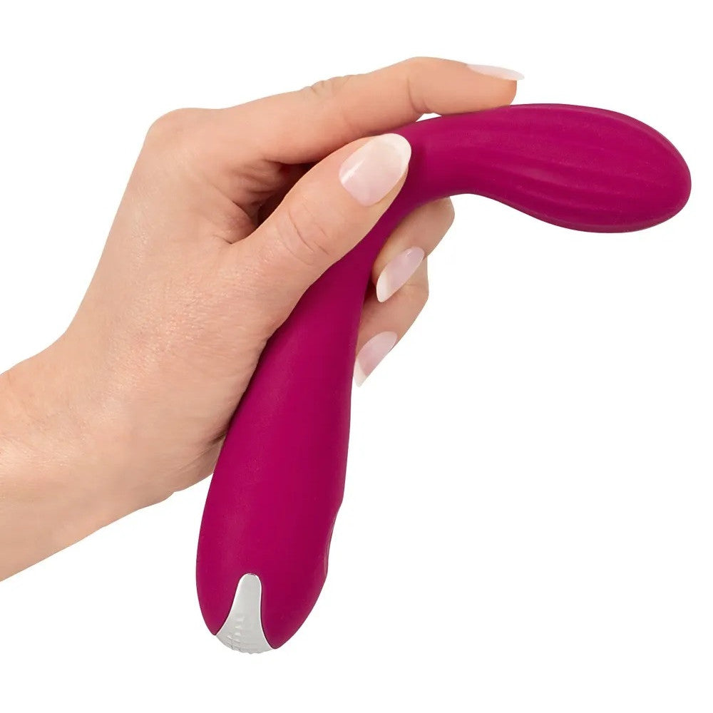 Sweet Smile G-spot Rechargeable Silicone Vibrator Pink