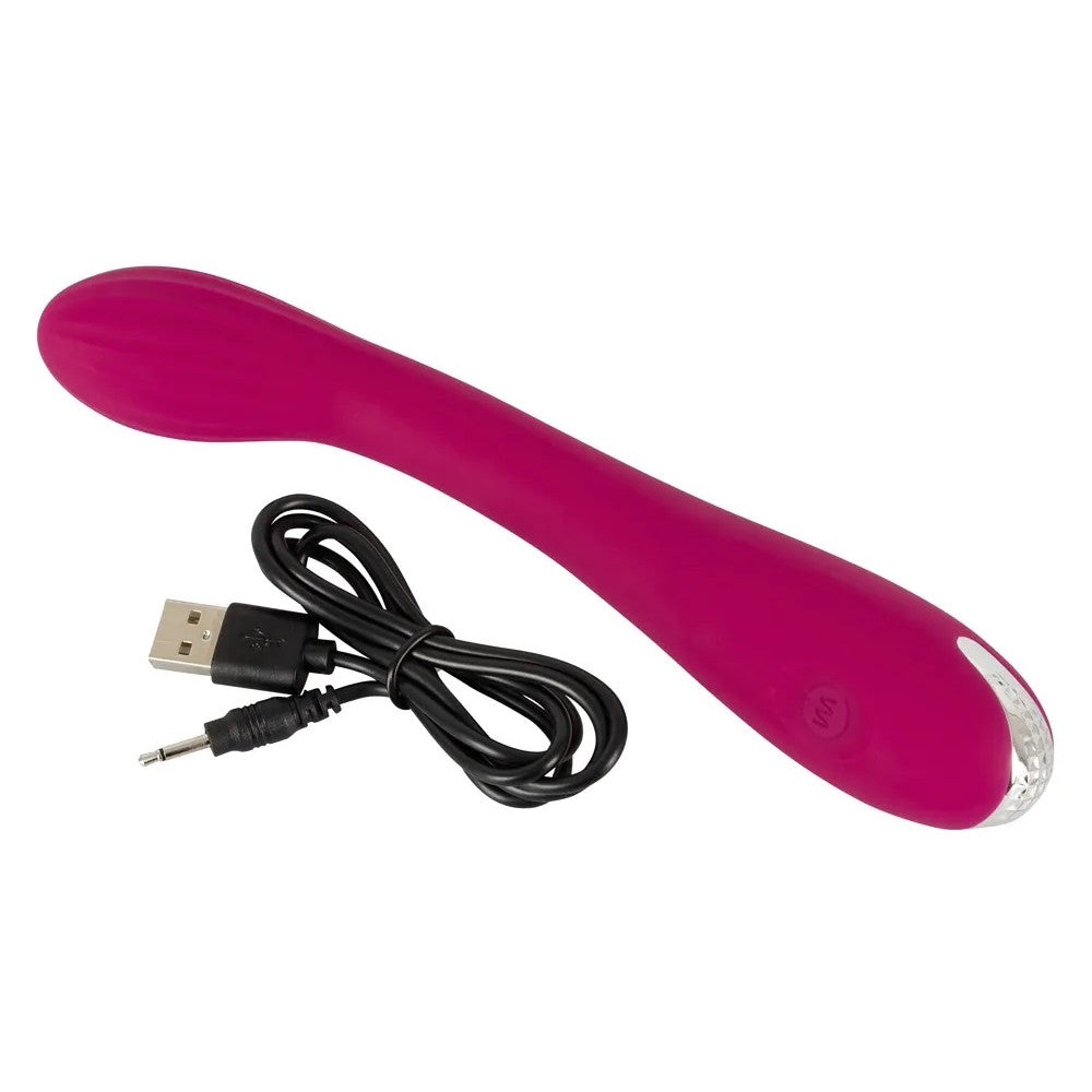 Sweet Smile G-spot Rechargeable Silicone Vibrator Pink