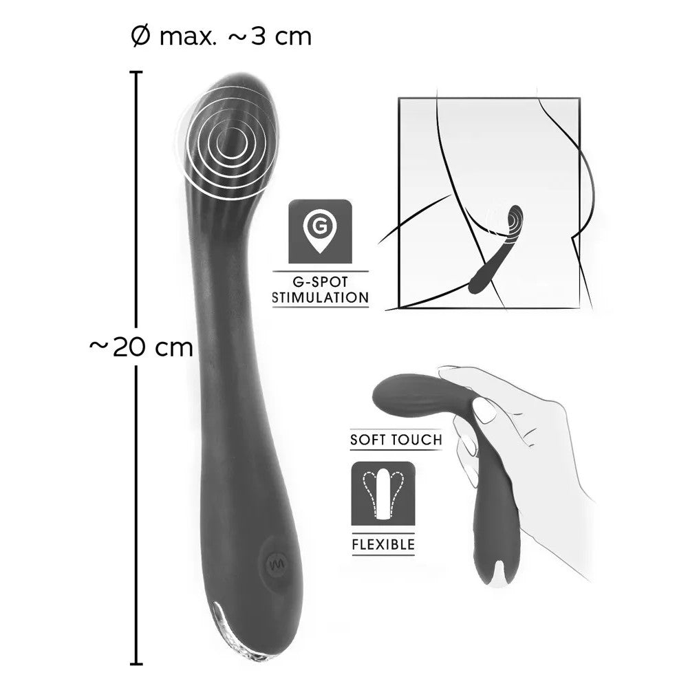 Sweet Smile G-spot Rechargeable Silicone Vibrator Pink