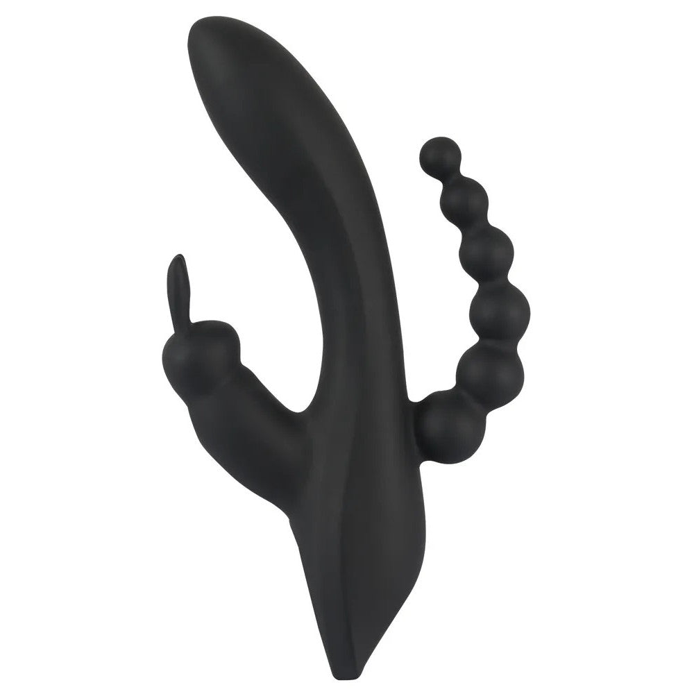 Sweet Smile Rechargeable Multifunctional Silicone Triple G-spot Vibrator