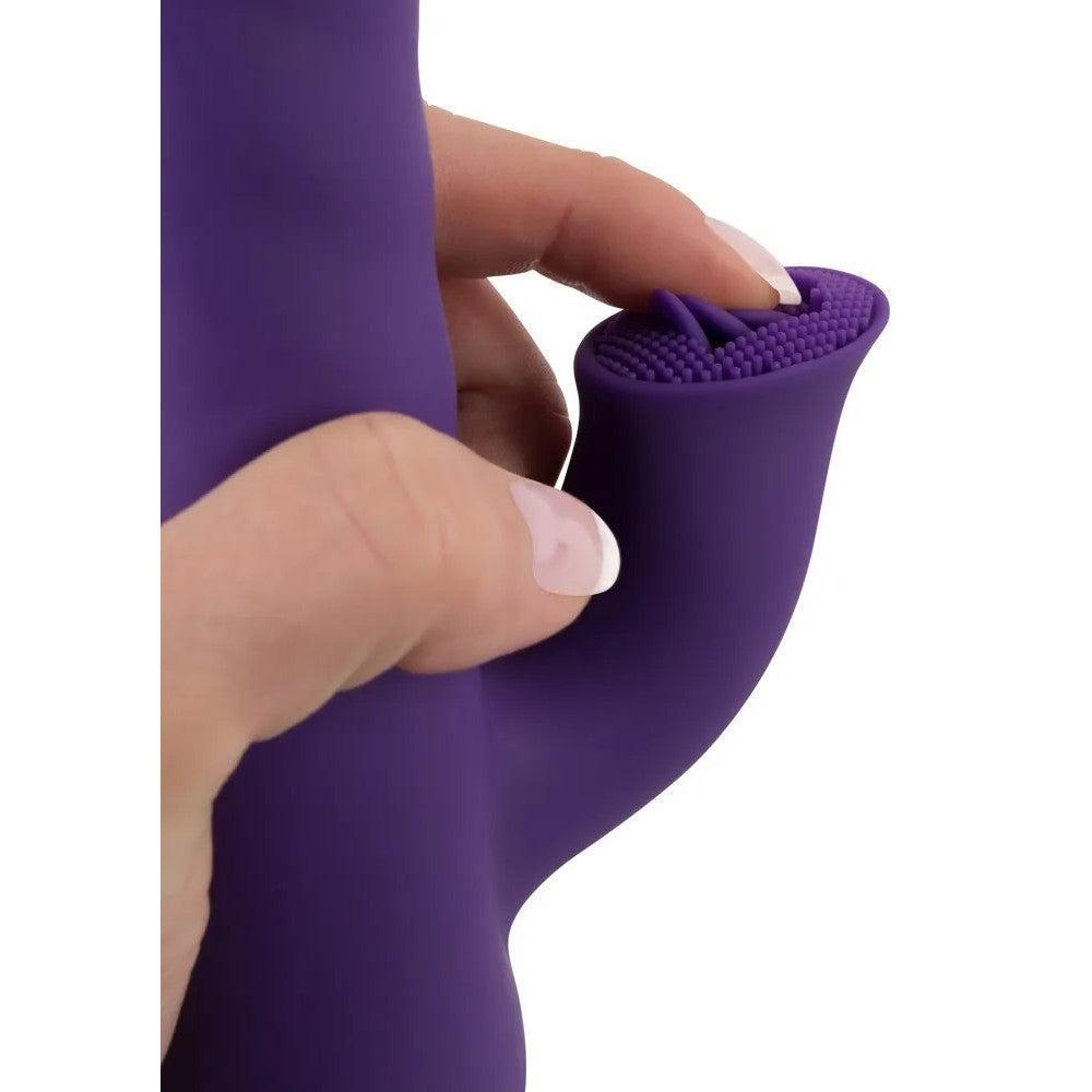 Sweet Smile Rechargeable Silicone Rabbit Vibrator with Rotating Beads