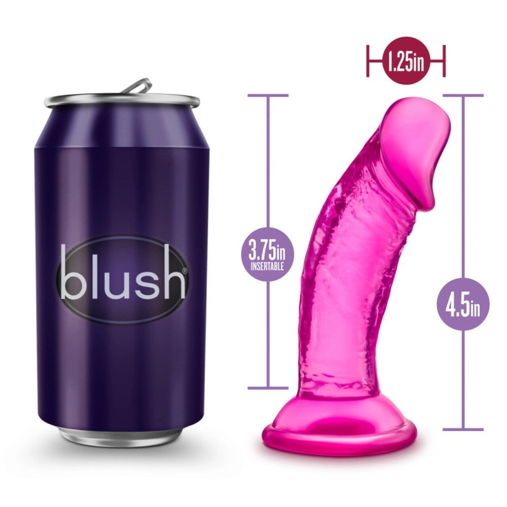 Sweet n Small 4" Pink Realistic Small Dildo