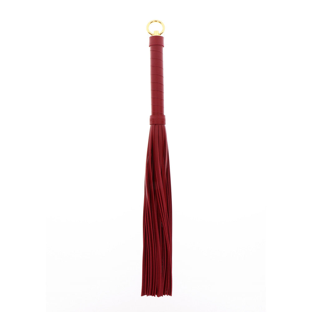 Taboom Flogging Whip with Fringes Burgundy