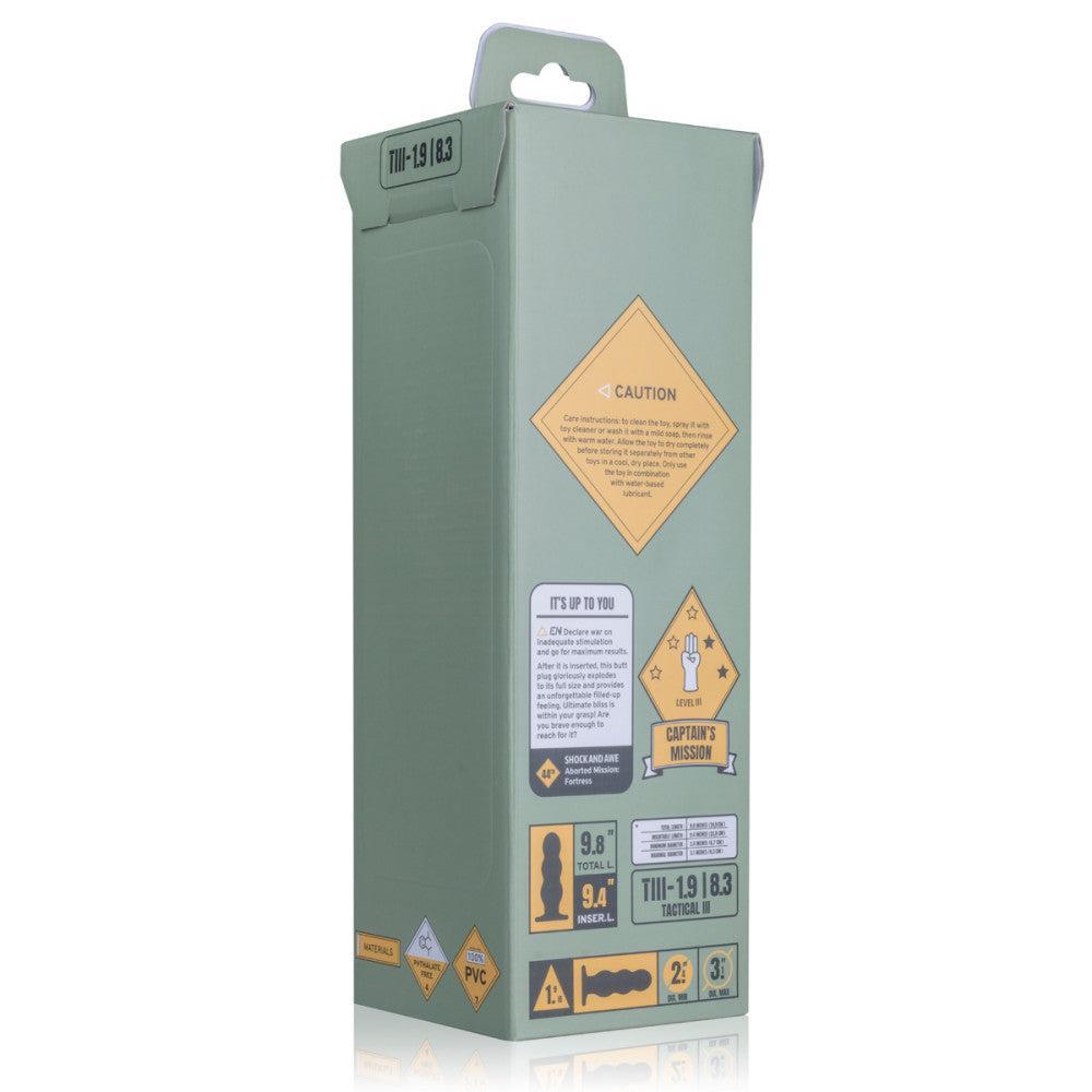 Buttr Tactical III XXL Butt Plug