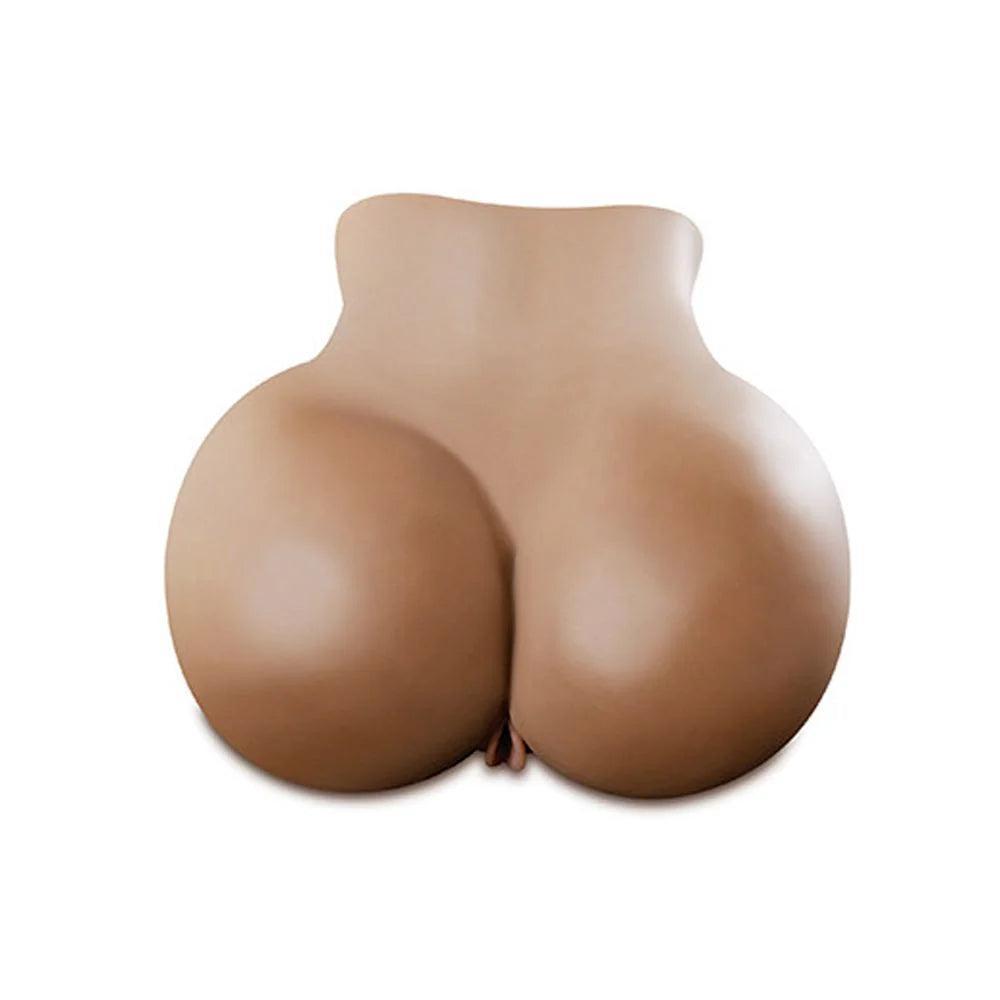 Taste Me Extra Large Realistic Masturbator with 2 Holes Brown