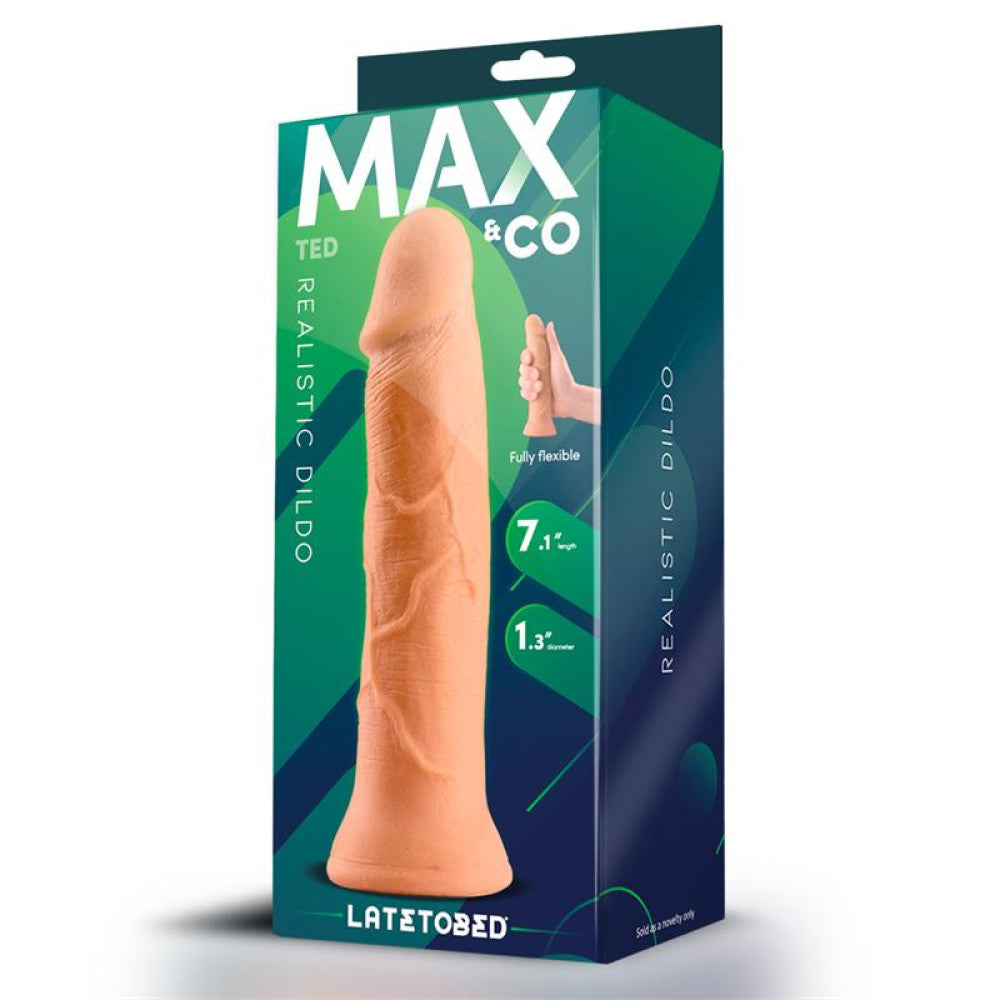 Ted Realistic Dildo with Vacuum Base