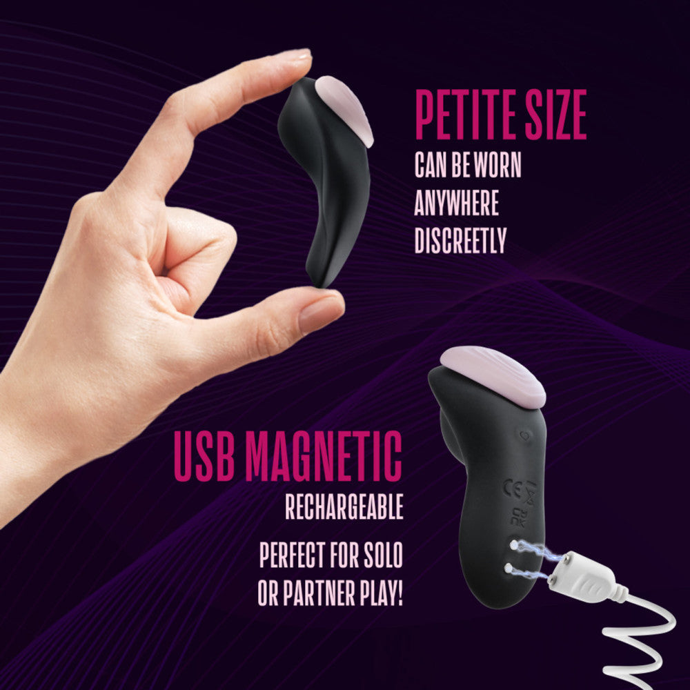 Temptasia Heartbeat Rechargeable Silicone Clitoris Stimulator for Underwear with Remote Control