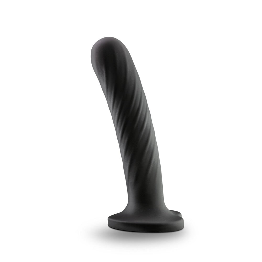 Temptasia Twist Silicone Dildo Vacuum Base Heart Size L