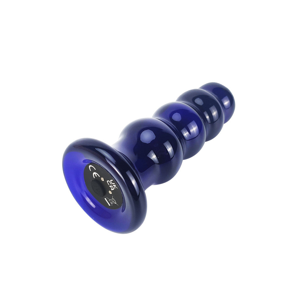 The Radiant Vibrating Glass Butt Plug