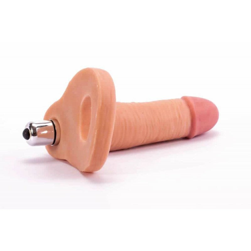 Ultra Soft DP Vibrating Anal Dildo Ring 5.8"