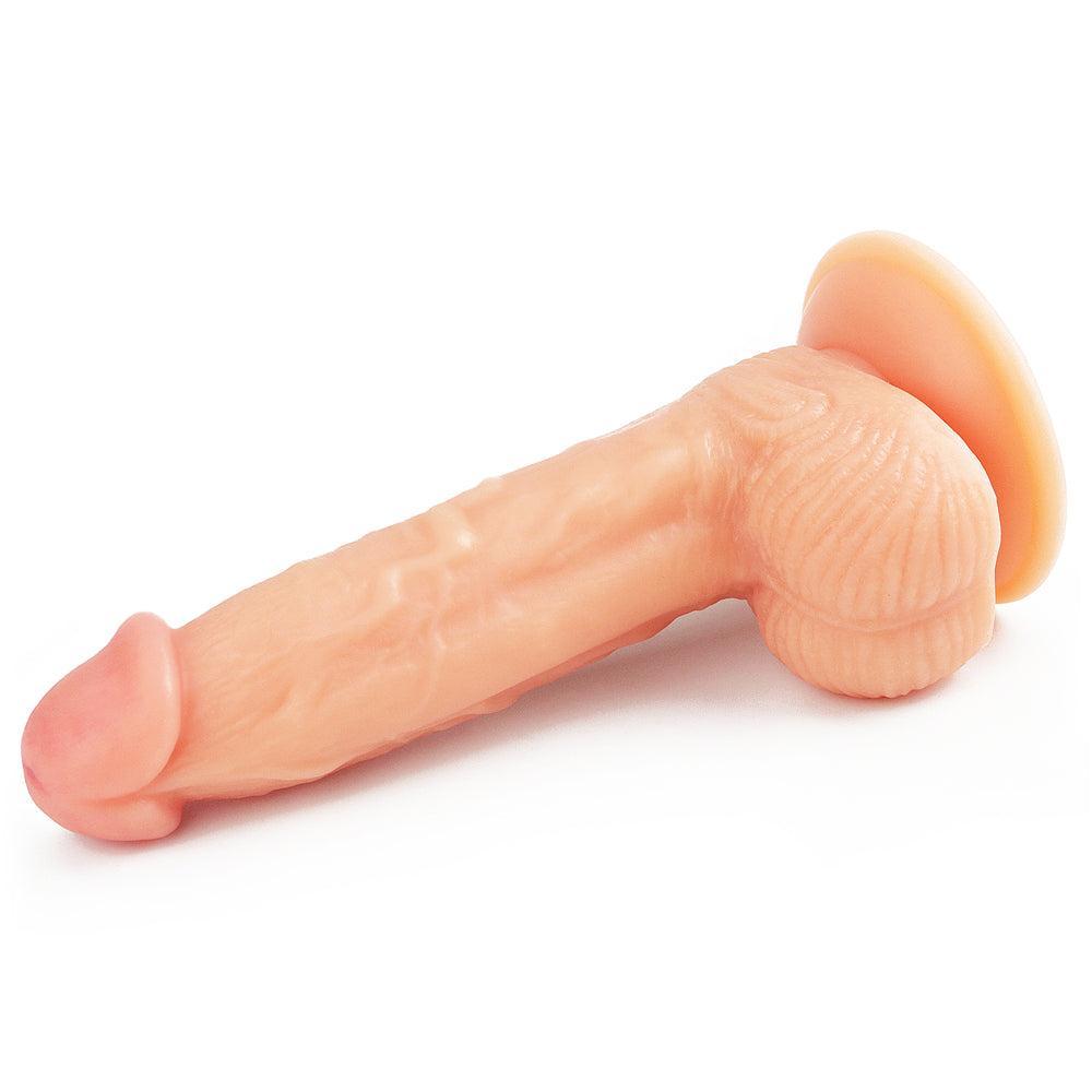 Ultra Soft Realistic Suction Cup Dildo 8"