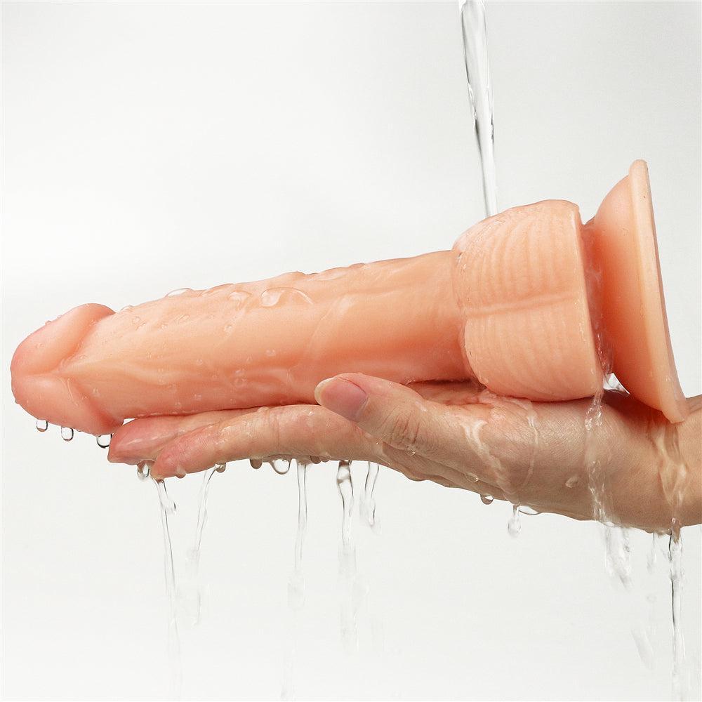 Ultra Soft Realistic Suction Cup Dildo 8"