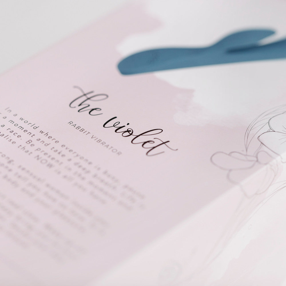 The Violet Luxury Rechargeable Silicone G-spot Rabbit Vibrator