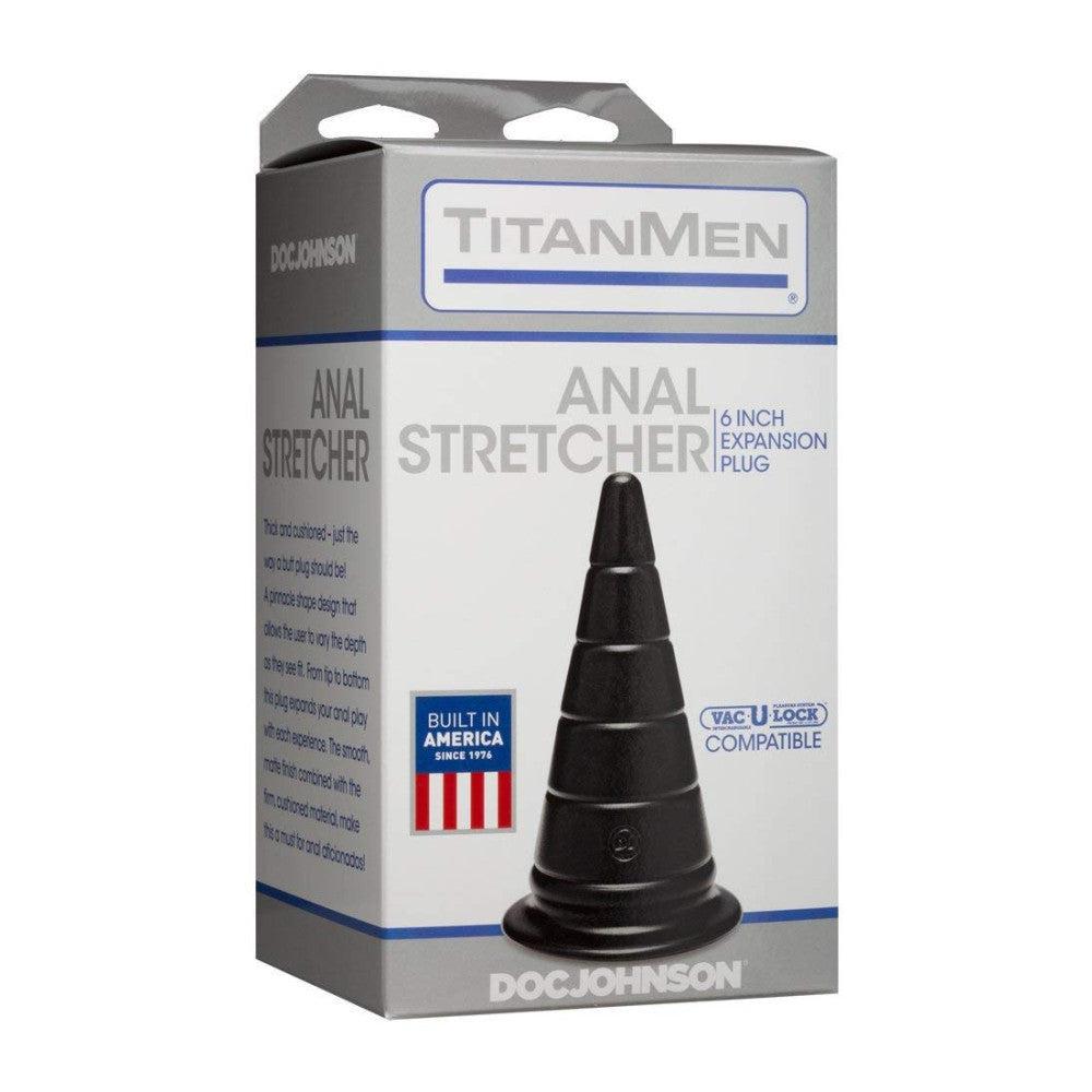 TitanMen Anal Stretcher Cone Butt Plug 6"