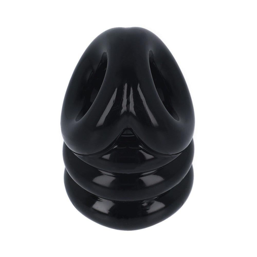 Triangle Triple Cock & Ball Ring