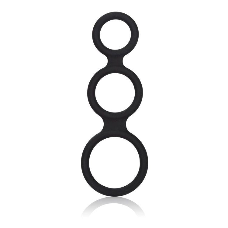 Triple Silicone Cock Ring Maximizer