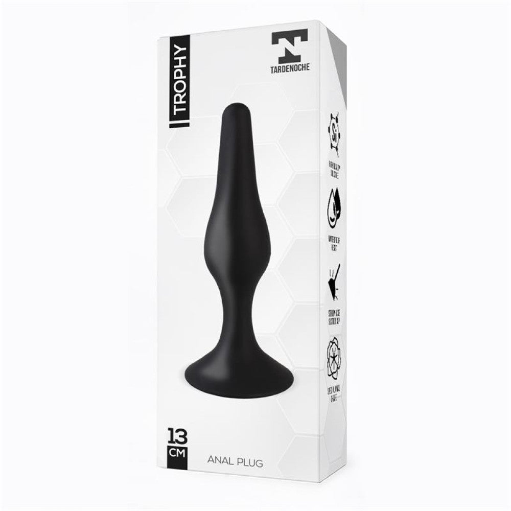 Trophy silicone butt plug 13 cm.