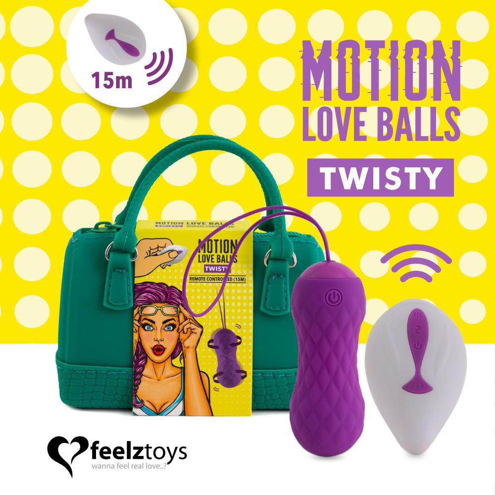 Twisty Vibrating Vaginal Balls with Twisting Movement