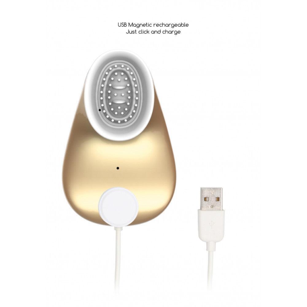 Twitch rechargeable hands-free suction clitoral stimulator