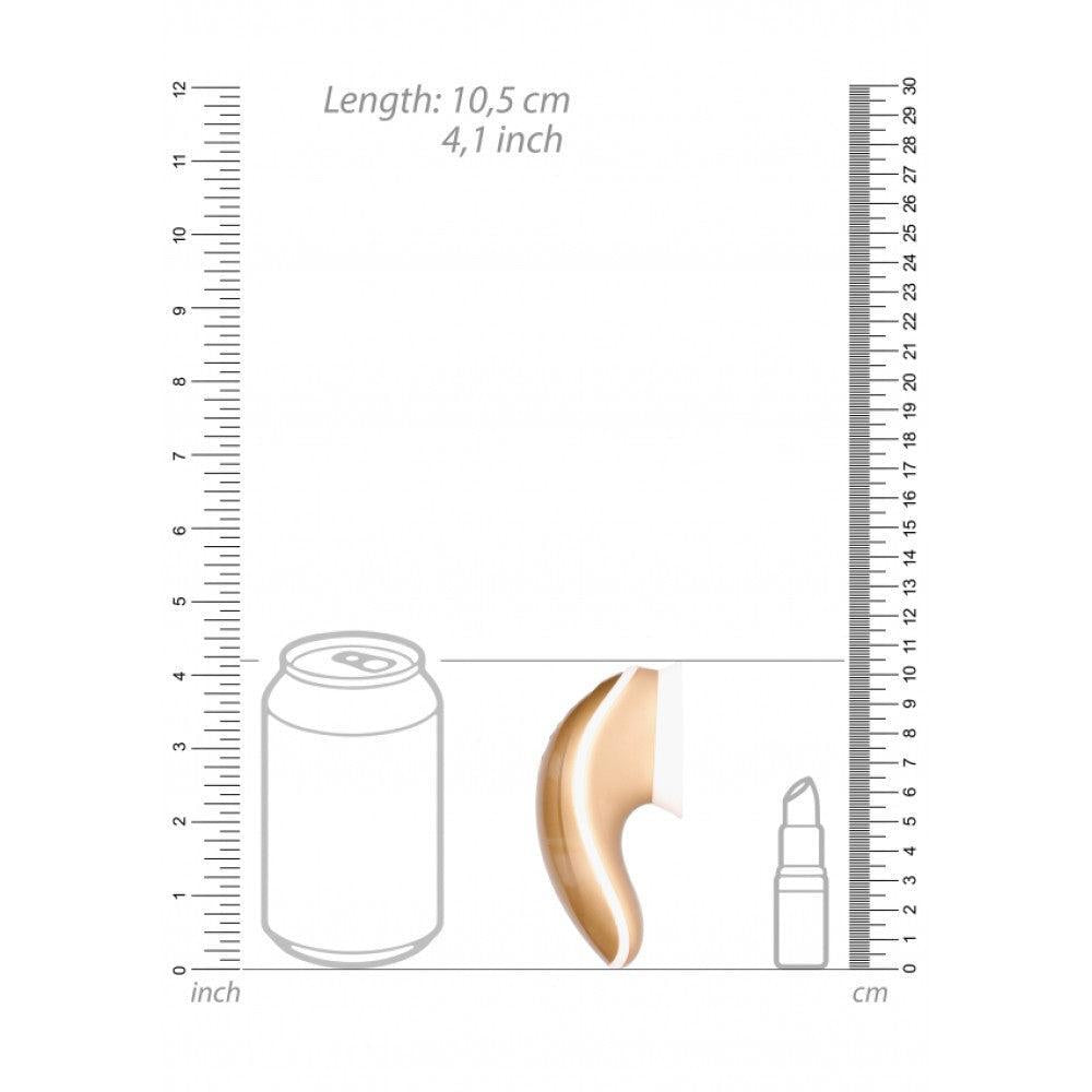 Twitch rechargeable hands-free suction clitoral stimulator