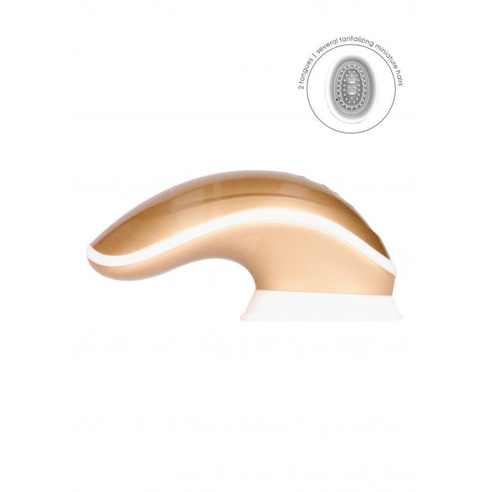 Twitch rechargeable hands-free suction clitoral stimulator