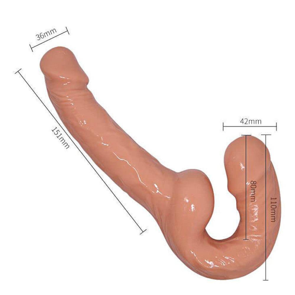 Ultra Passionate Strapless Strapon Dildo 5.9"