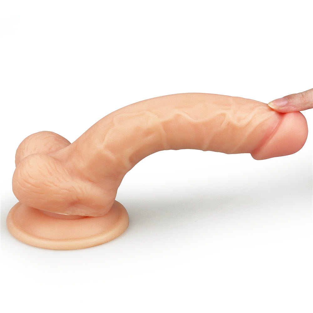 Ultra Soft Dude Flexible Realistic Dildo