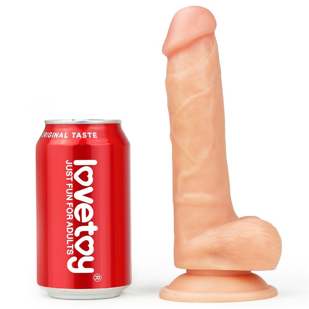 Ultra Soft Realistic Suction Cup Dildo 8"