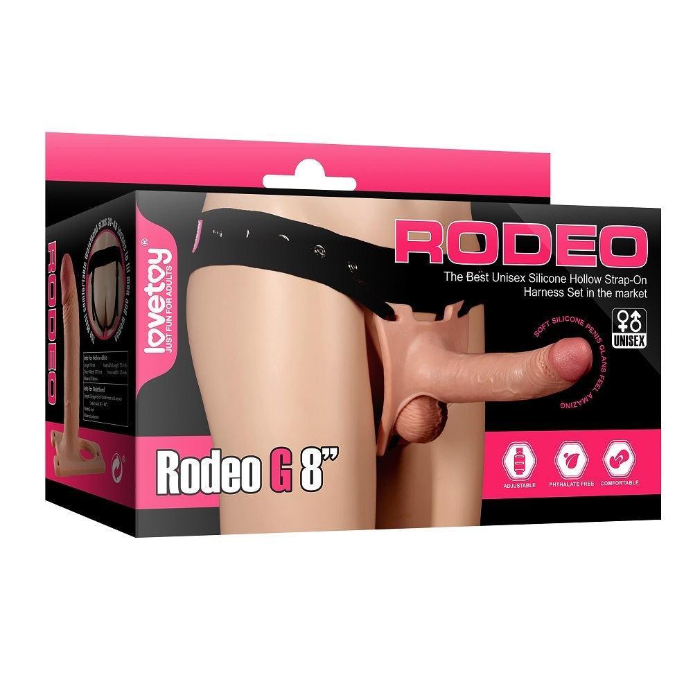 Unisex Strapon Belt Rodeo G 8''