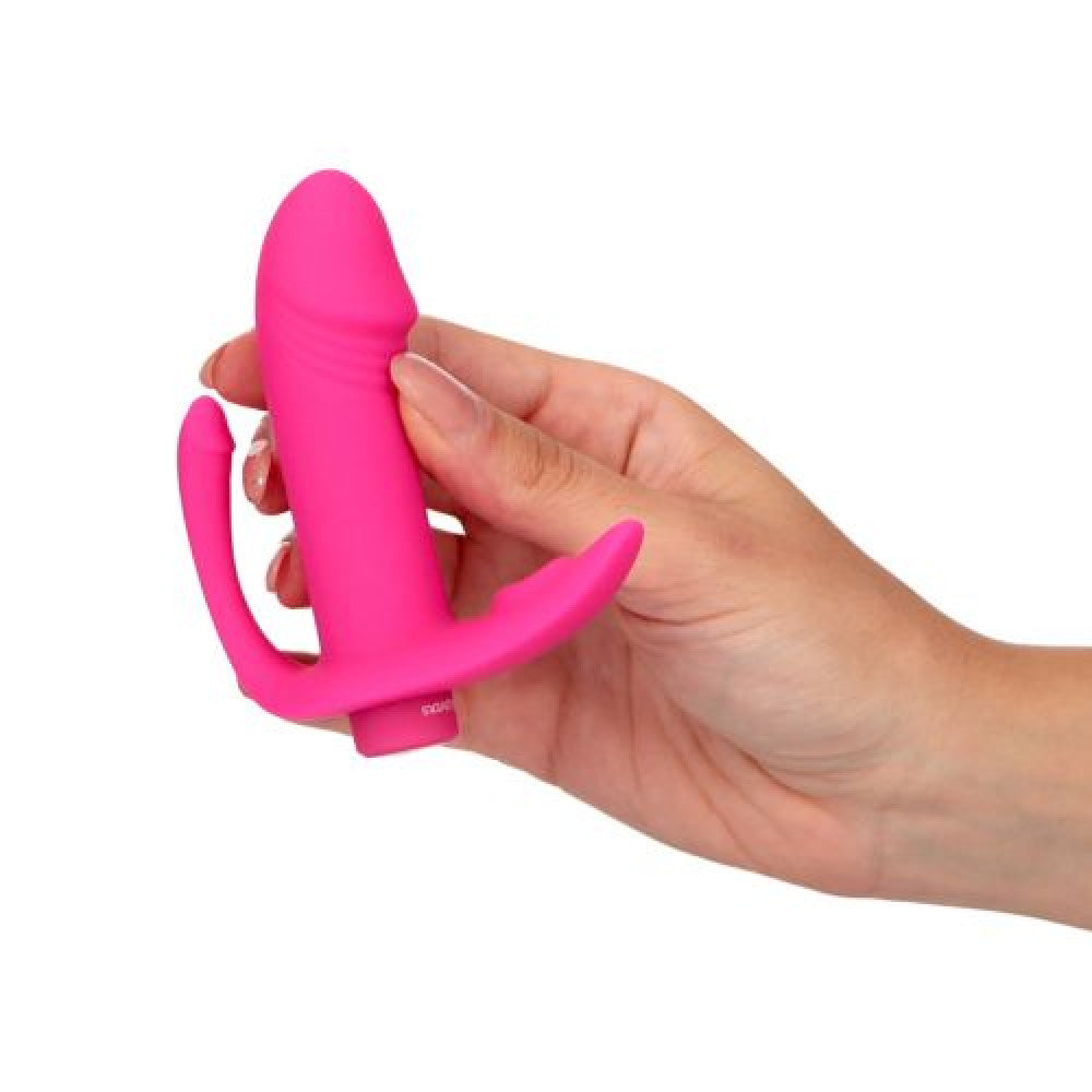 Up To Heaven Rechargeable Triple Stimulation Vibrator Pink