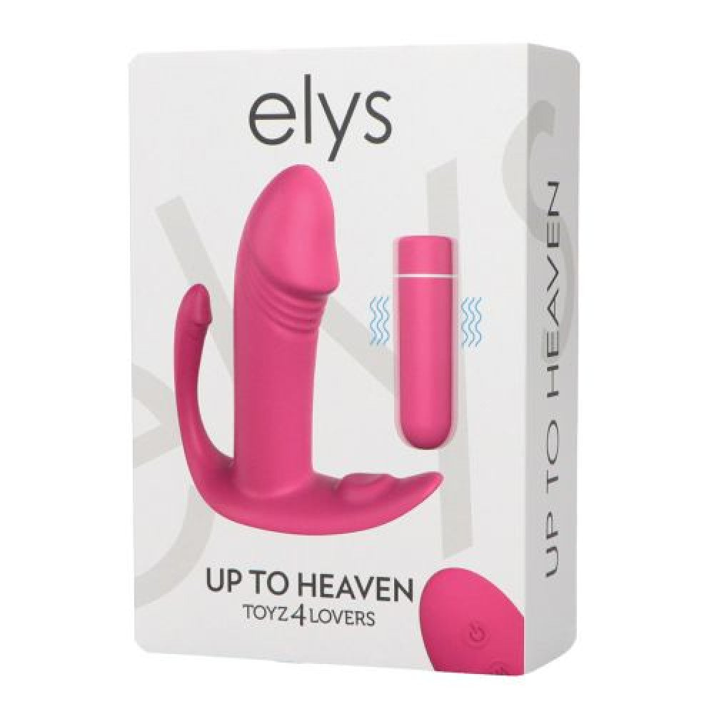 Up To Heaven Rechargeable Triple Stimulation Vibrator Pink