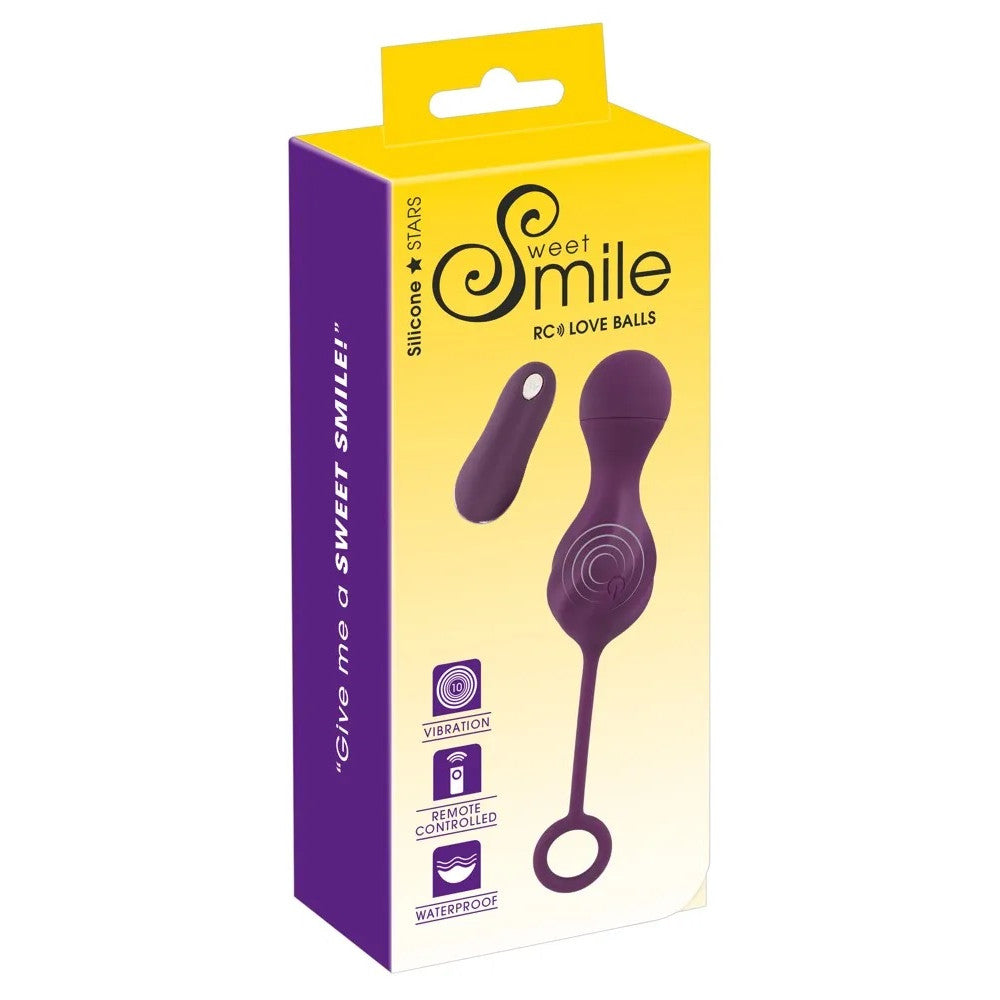 Vaginal Silicone Balls with Remote Smile Love Balls