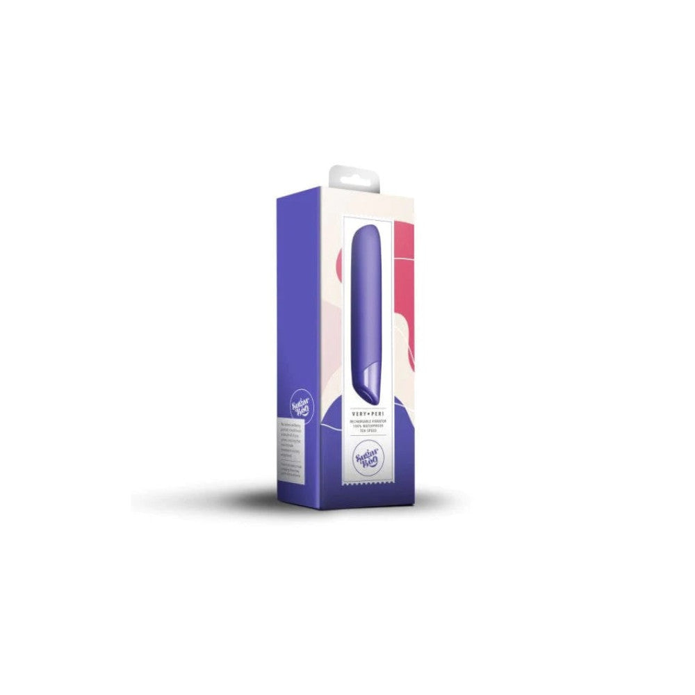 Very Peri Powerful Rechargeable Silicone Vibrator Purple