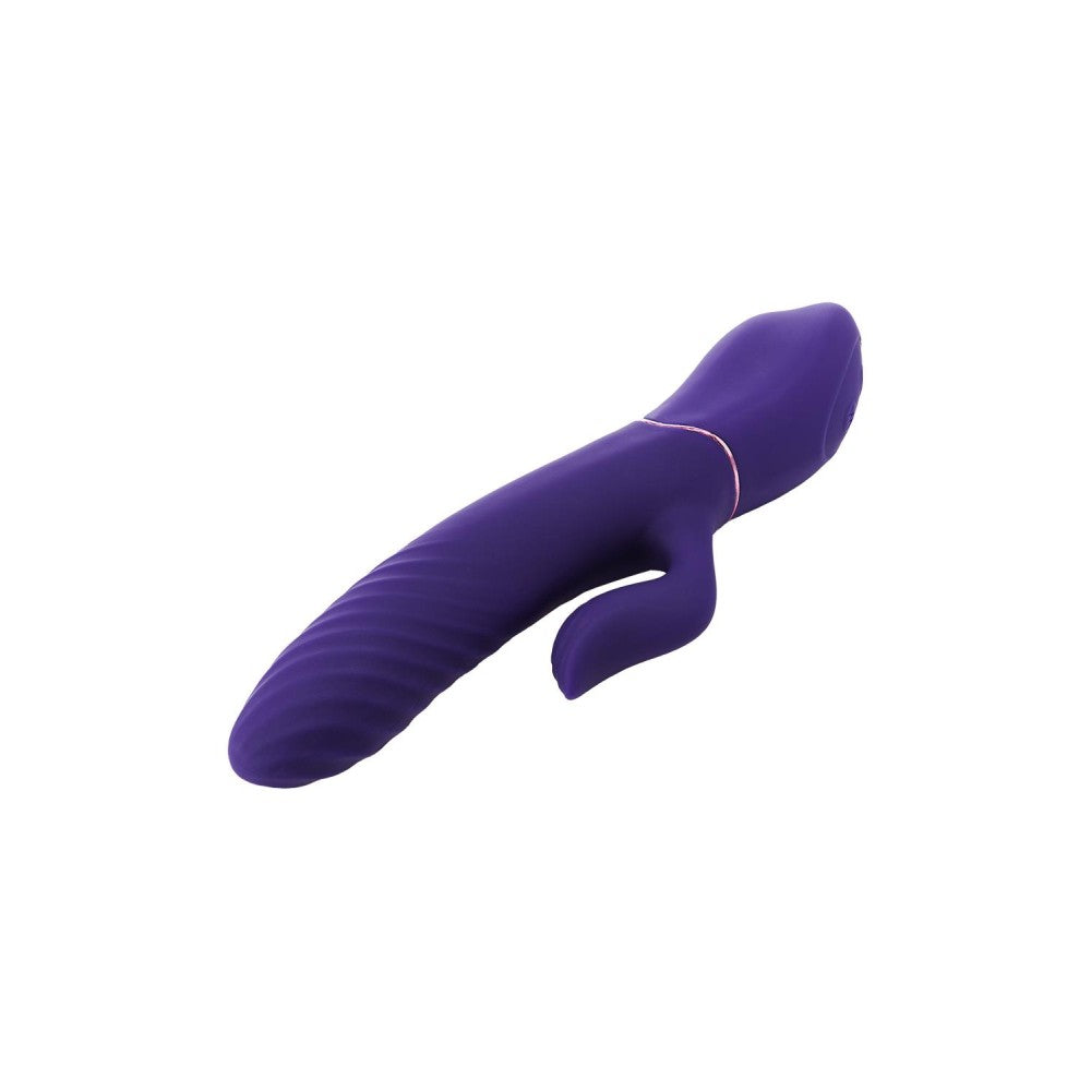 Vibes Of Love Thrustmachine Rabbit Vibrator with Heating Purple
