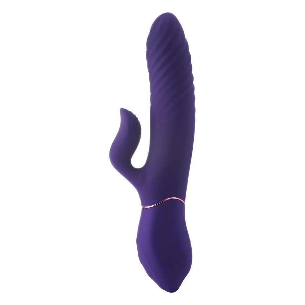 Vibes Of Love Thrustmachine Rabbit Vibrator with Heating Purple