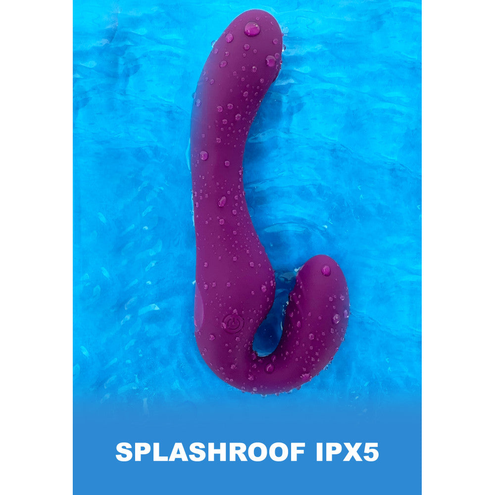 Vibrating Double Strapless Dildo with Xocoon Remote