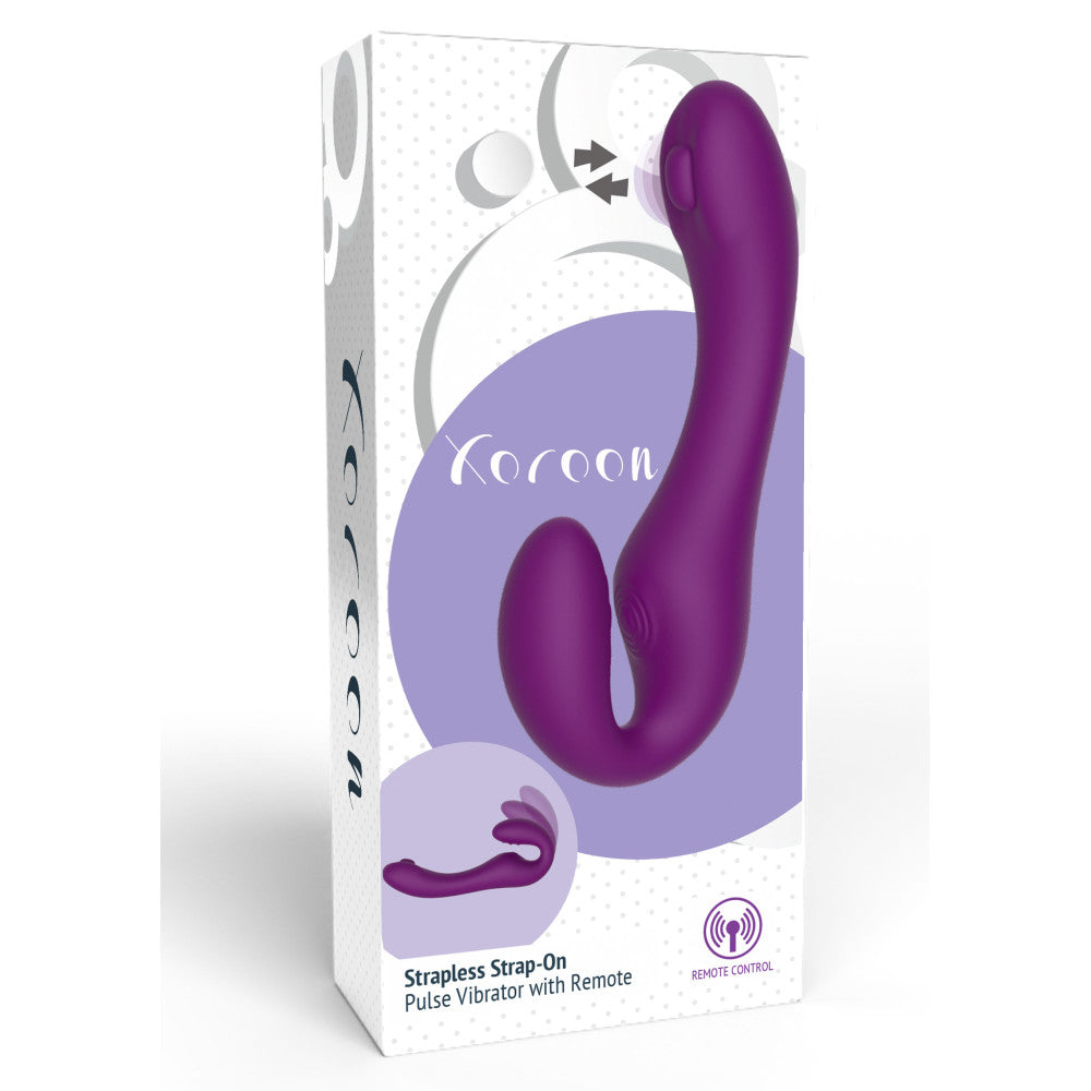 Vibrating Double Strapless Dildo with Xocoon Remote