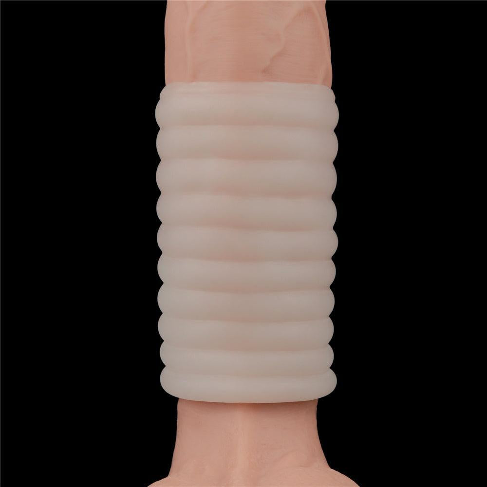 Knights Ring IV Ribbed Vibrating Penis Sleeve