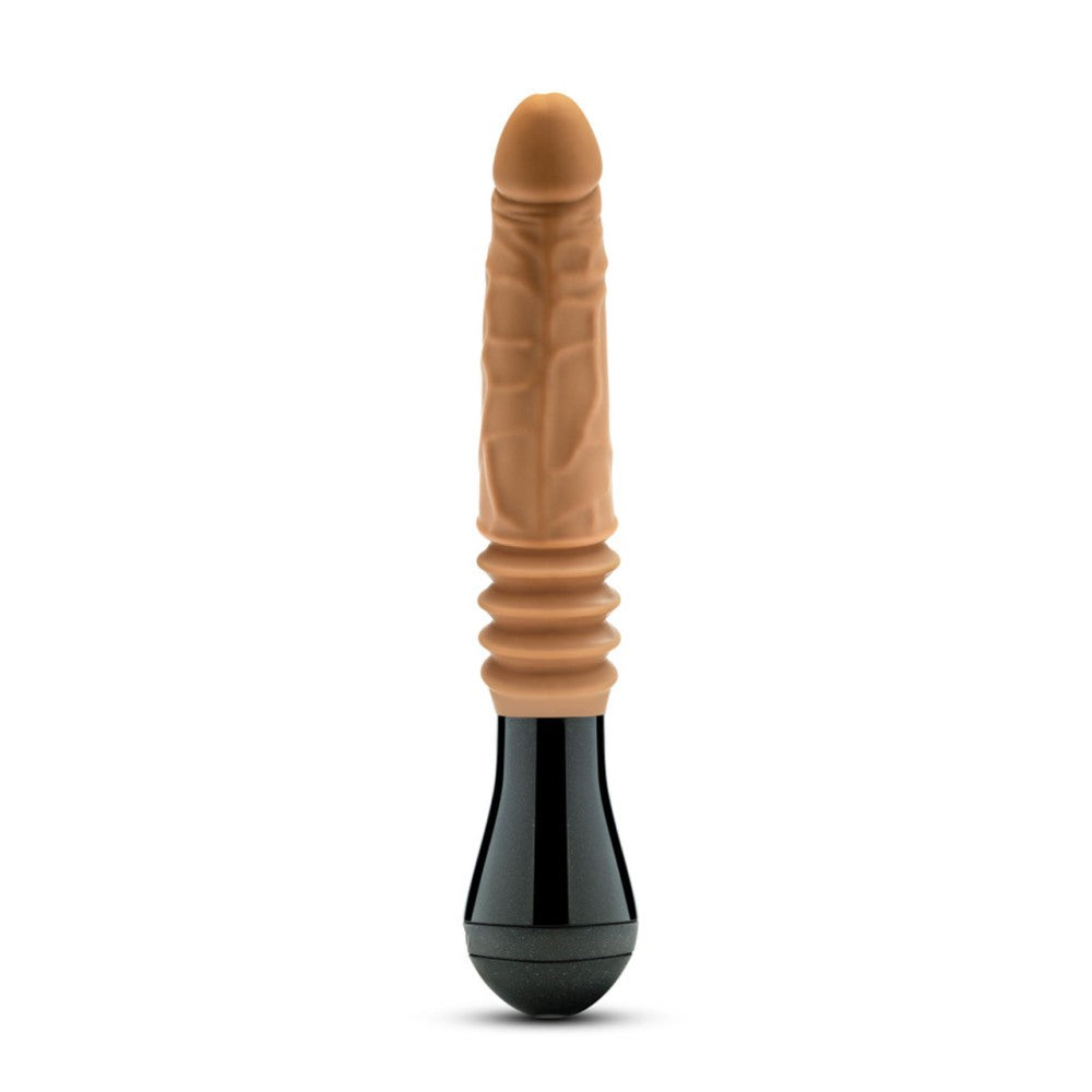 Vibrating Spinning and Thrusting Realistic Silicone Dr. Arthur Mocha