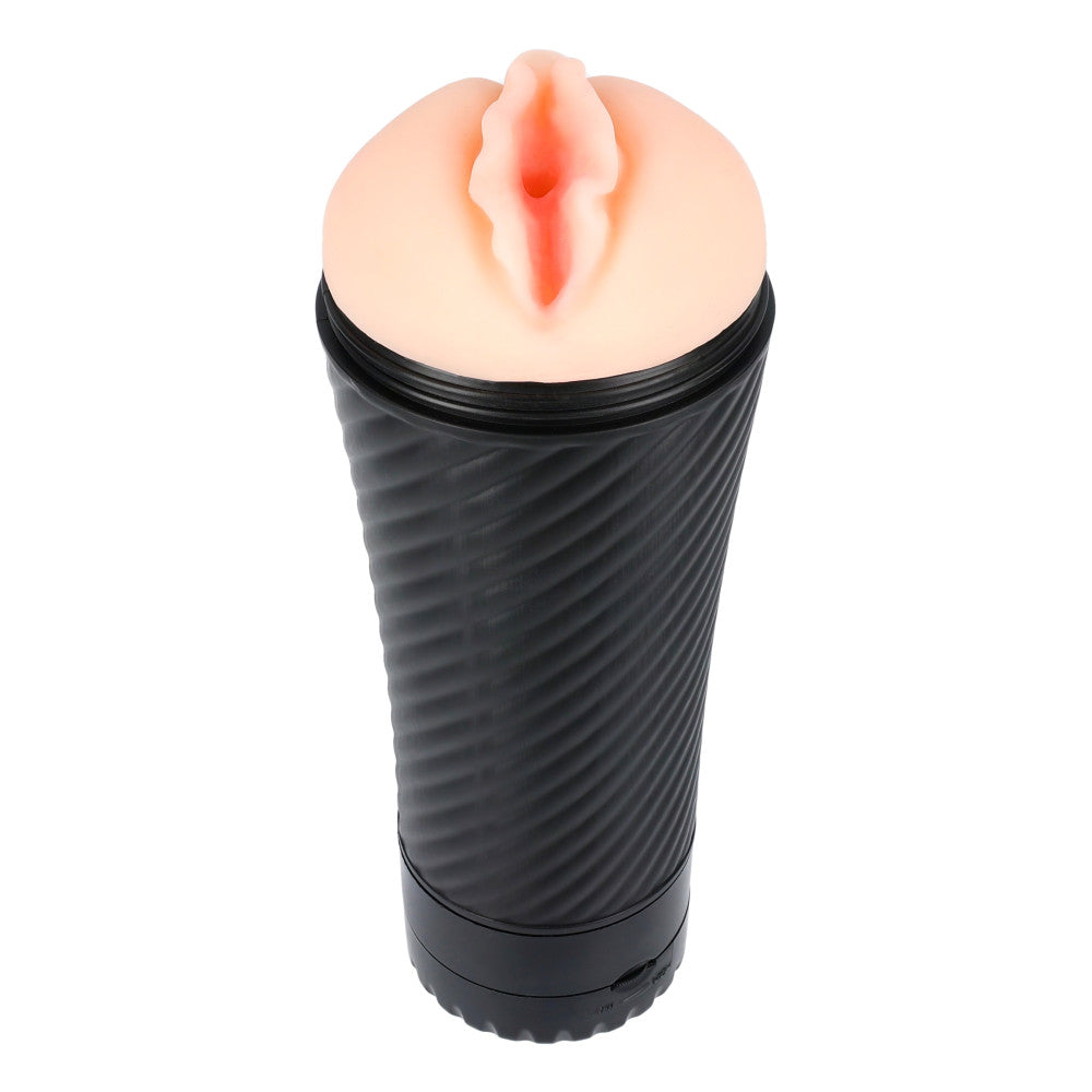 Vibrating Stroker masturbator Pink Pussy